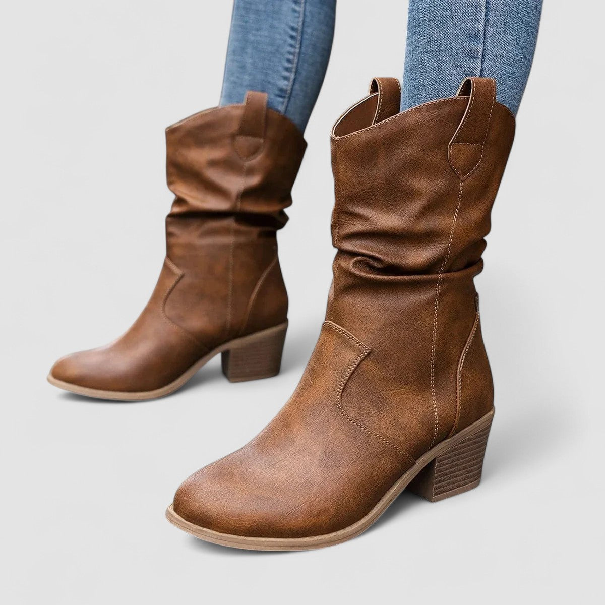 Eleanora | Heeled Slouch Boots