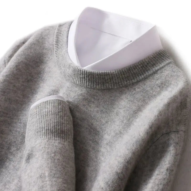Lucy | Merino Wool Crew Neck Sweater