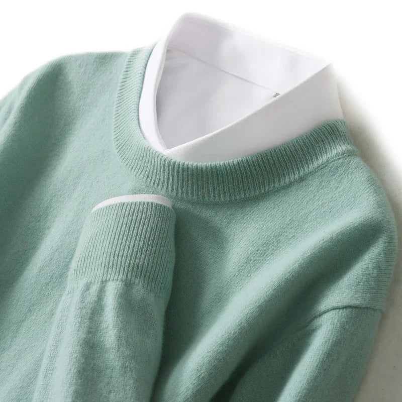 Lucy | Merino Wool Crew Neck Sweater