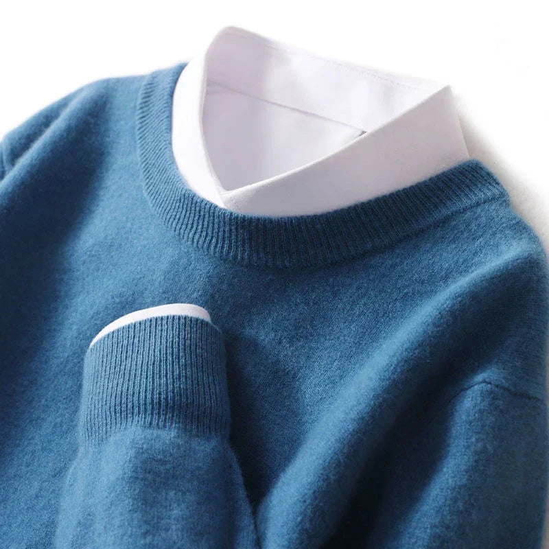 Lucy | Merino Wool Crew Neck Sweater