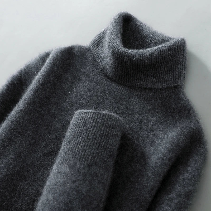 Olivia | Merino Wool Turtleneck Sweater