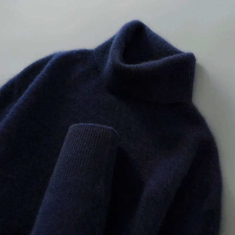 Olivia | Merino Wool Turtleneck Sweater