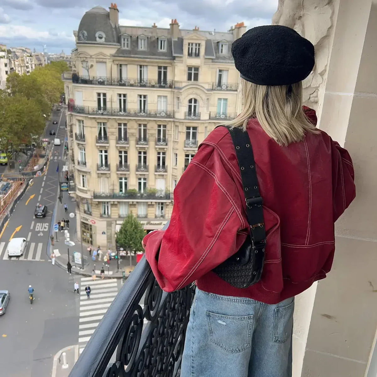 Iris™ | Oversized Leather Jacket