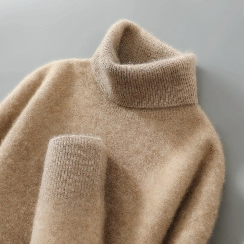 Olivia | Merino Wool Turtleneck Sweater