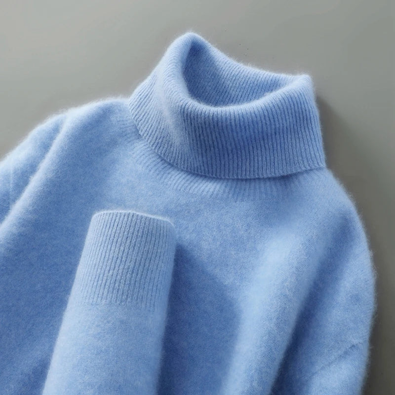 Olivia | Merino Wool Turtleneck Sweater