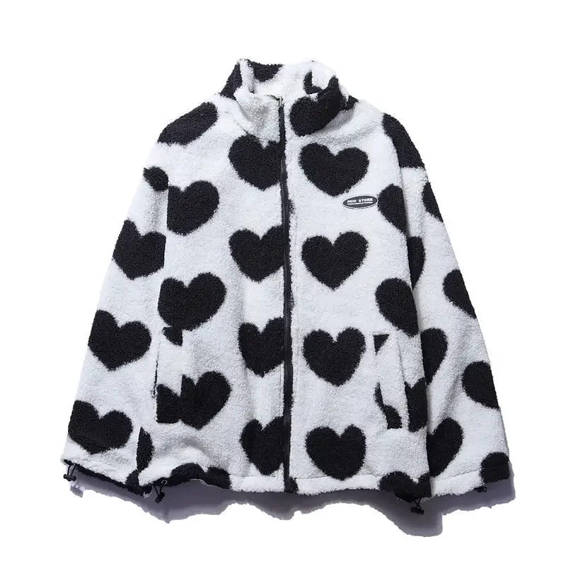 Ivana™ | Reversible Jacket with Heart Pattern