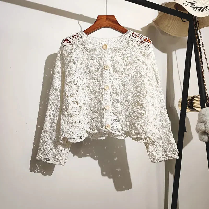 Ailey | Vintage Crochet Cardigan