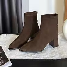Juliette™ | Elegant Suede Ankle Boots