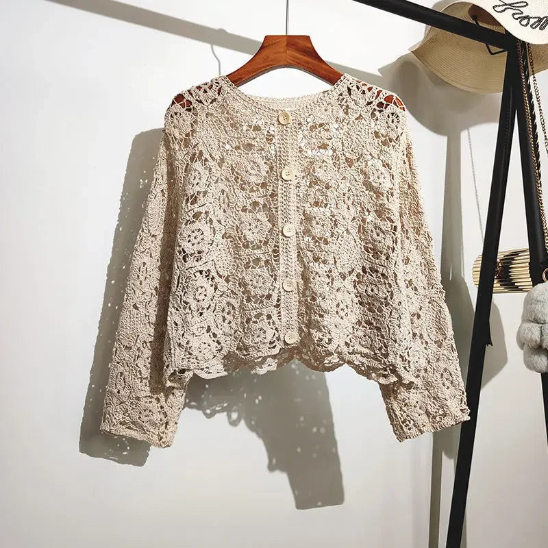 Ailey | Vintage Crochet Cardigan