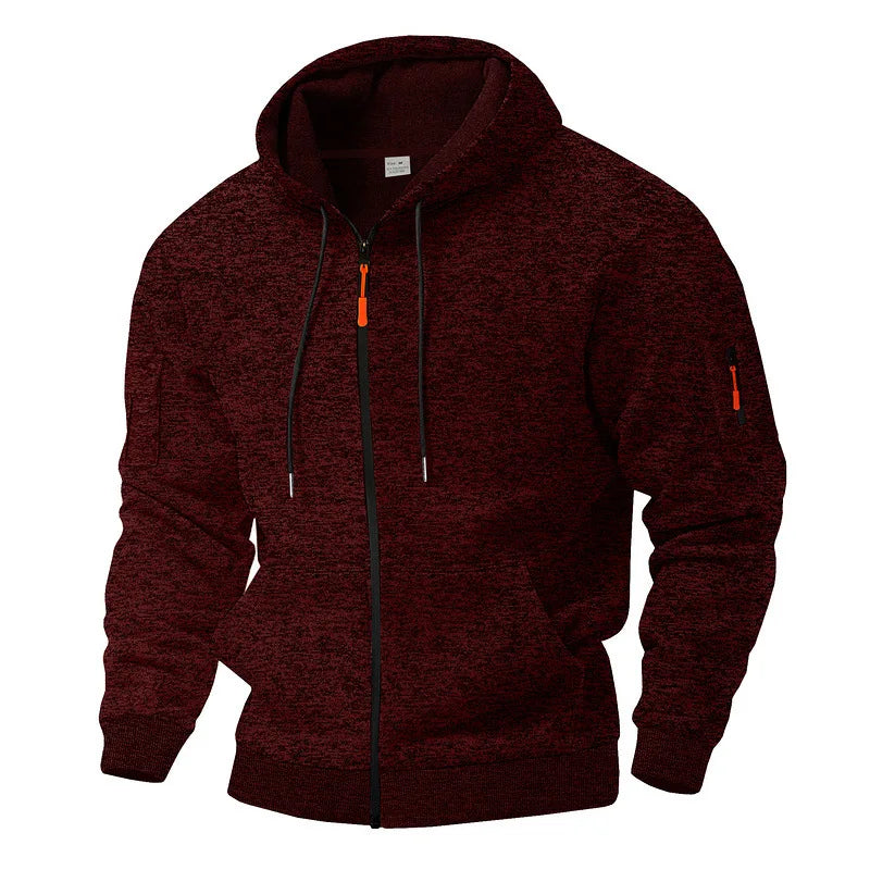 Merro | Sporty Fleece Jacket with Hood