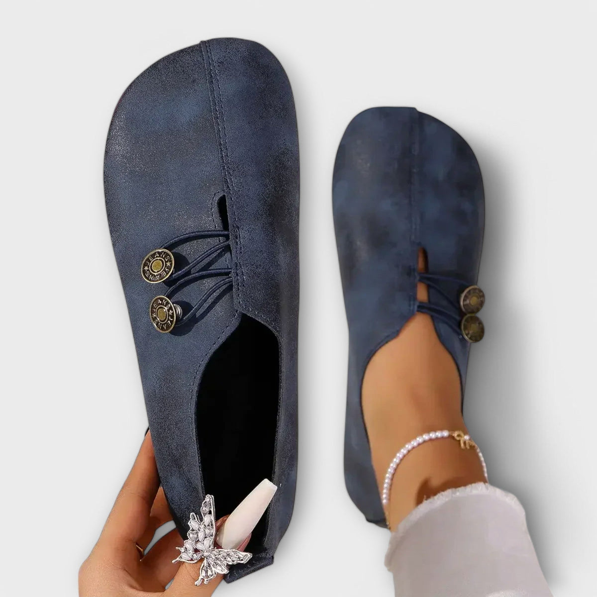 Noira ™ | Suede Leather Loafers