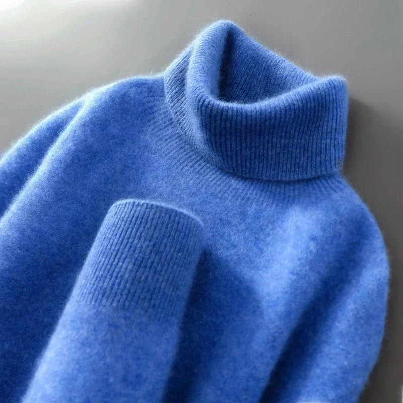 Olivia | Merino Wool Turtleneck Sweater