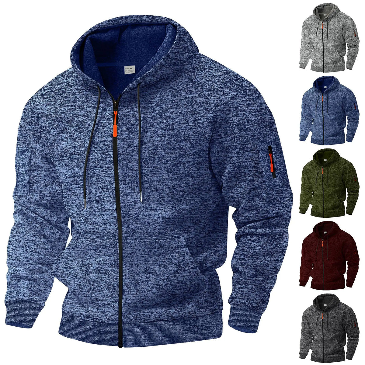 Merro | Sporty Fleece Jacket with Hood