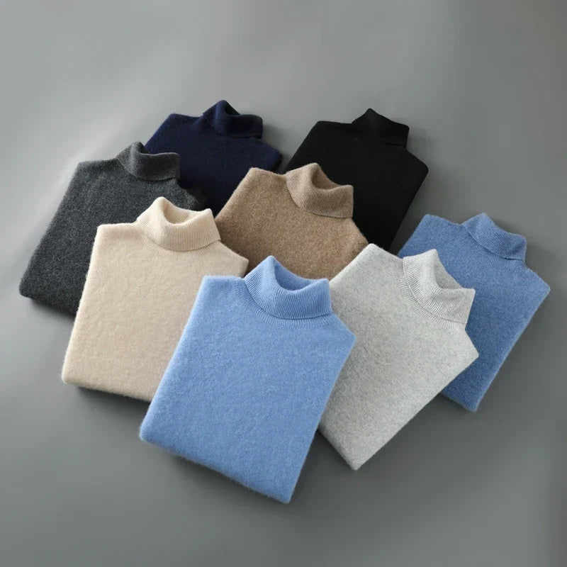 Olivia | Merino Wool Turtleneck Sweater
