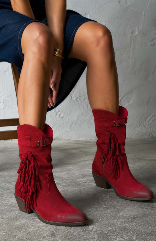 Ariane™ | Western-Style Ankle Boots