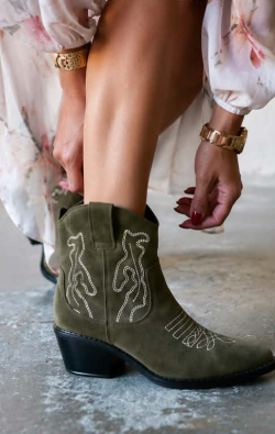 Élise™ | Short Suede Ankle Boots