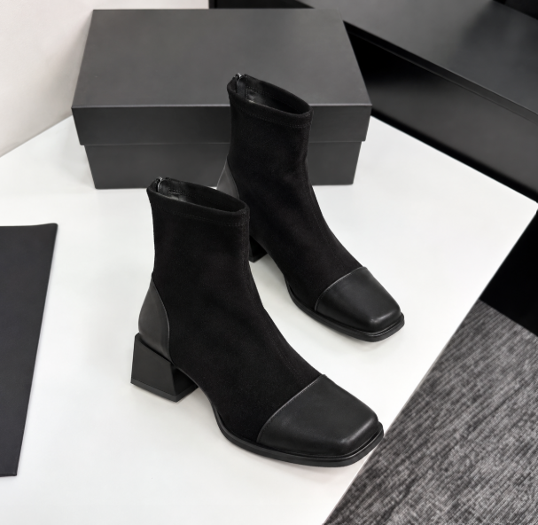 Solène™ | Elegant Suede Ankle Boots