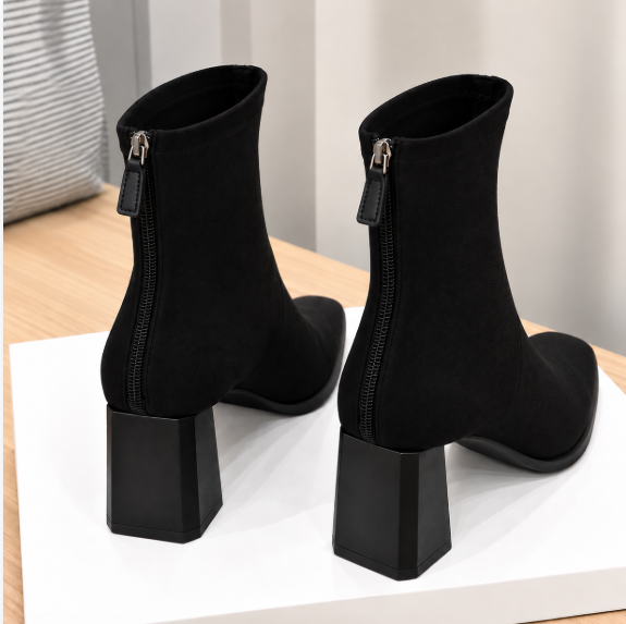 Madeleine™ | Elegant Suede Ankle Boots