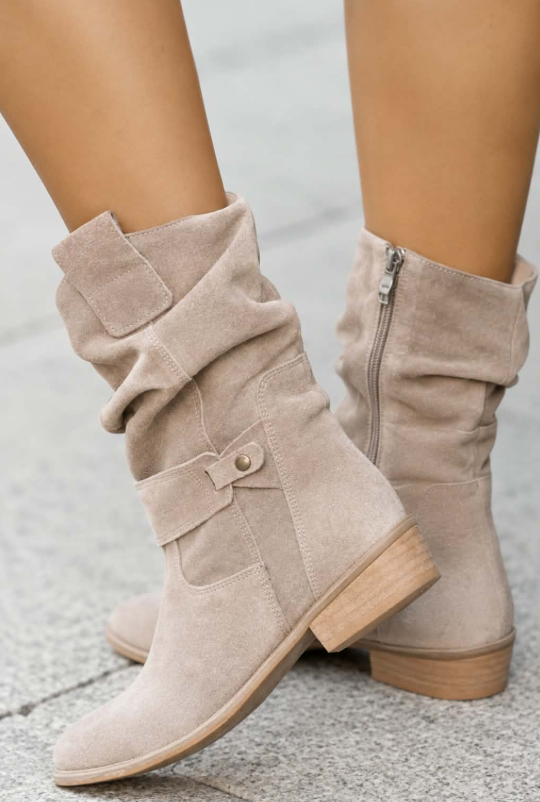 Clémence™ | Soft Suede Ankle Boots