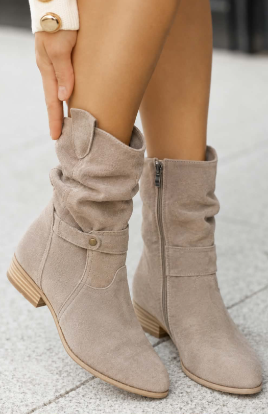 Clémence™ | Soft Suede Ankle Boots