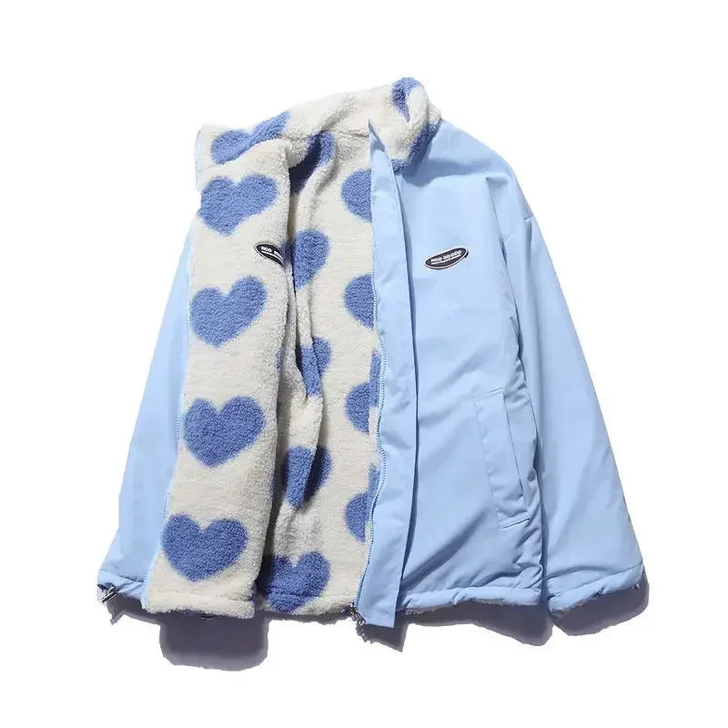 Ivana™ | Reversible Jacket with Heart Pattern