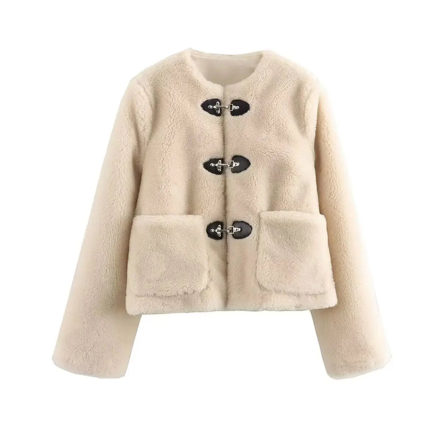 Osoria™ | Spring Fleece Jacket with O-Collar