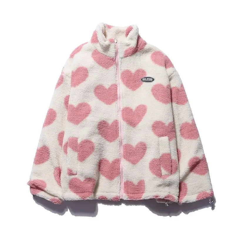 Ivana™ | Reversible Jacket with Heart Pattern