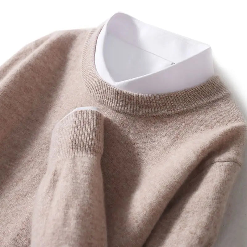 Lucy | Merino Wool Crew Neck Sweater