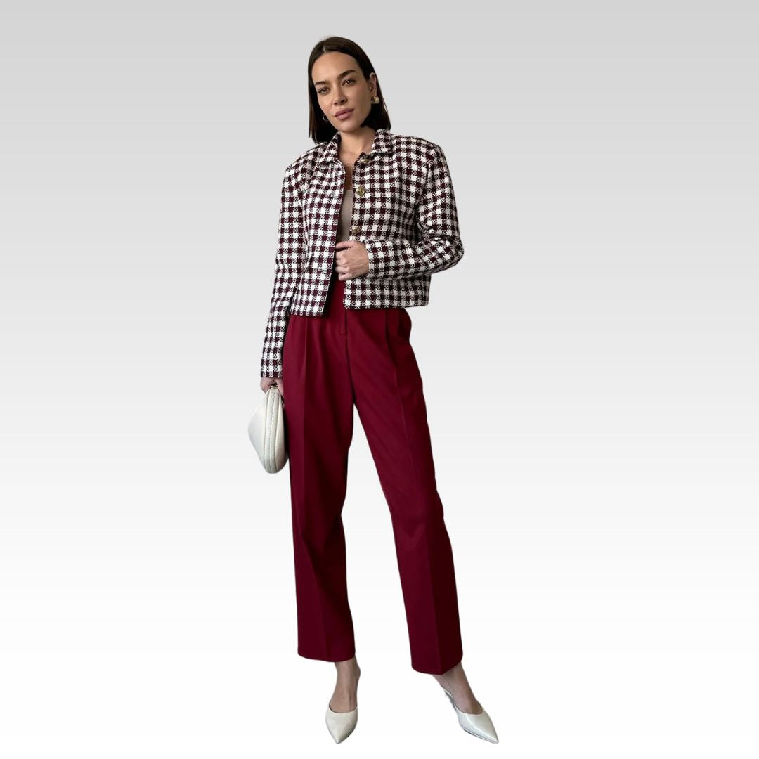 Versatile Classic Slim-Fit Suit Pants