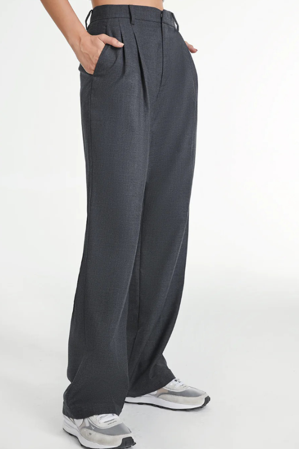 Wide-Leg Tailored Pants
