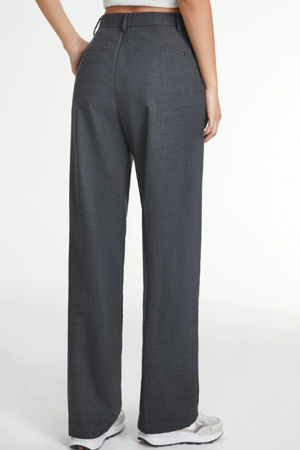 Wide-Leg Tailored Pants