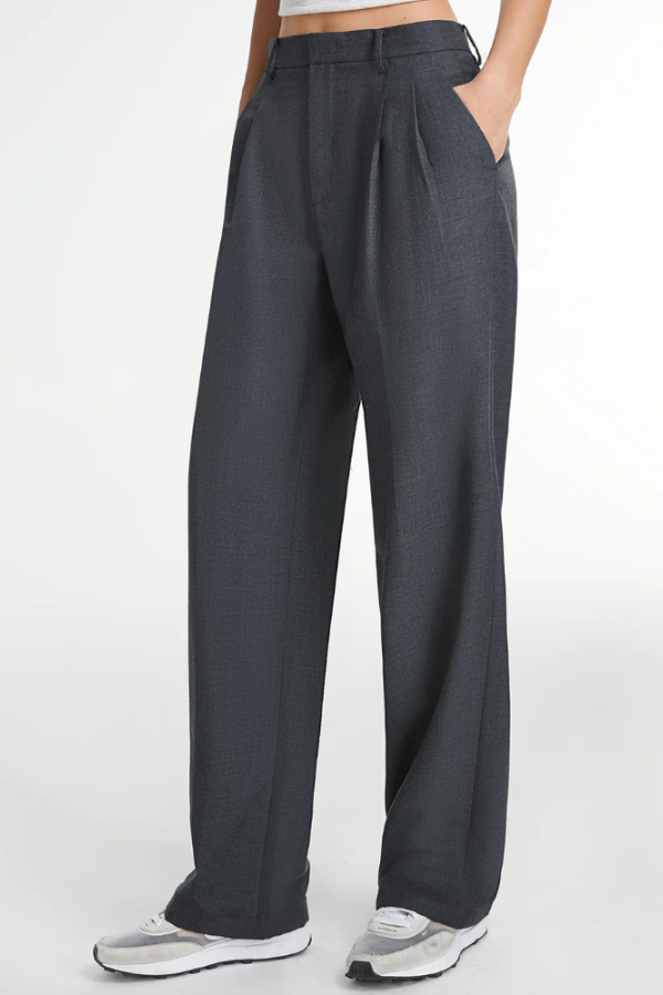 Wide-Leg Tailored Pants