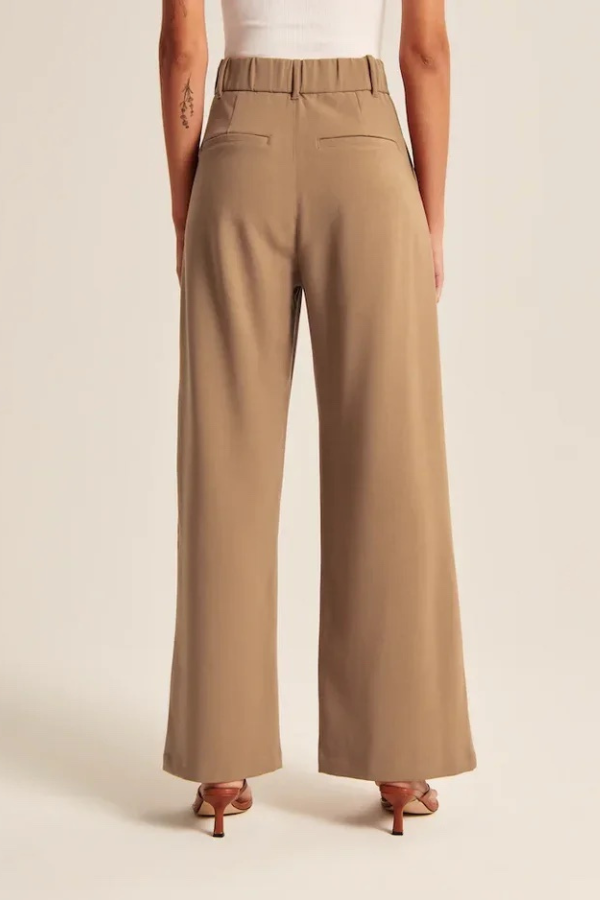 Wide-Leg Tailored Pants