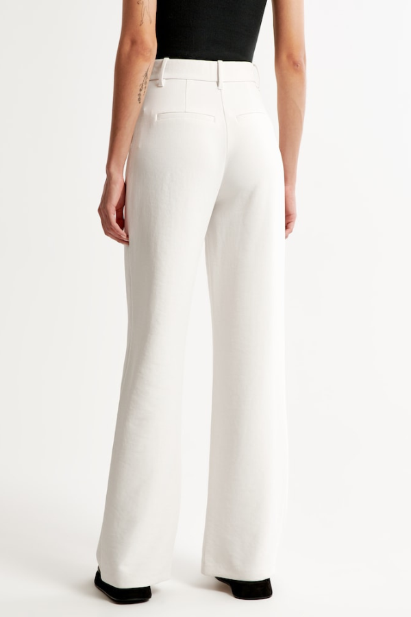 Wide-Leg Tailored Pants
