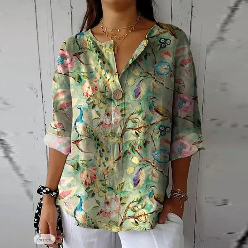 Dannika - Lightweight Floral Blouse
