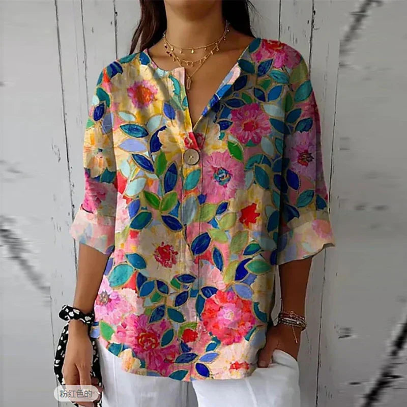 Dannika - Lightweight Floral Blouse
