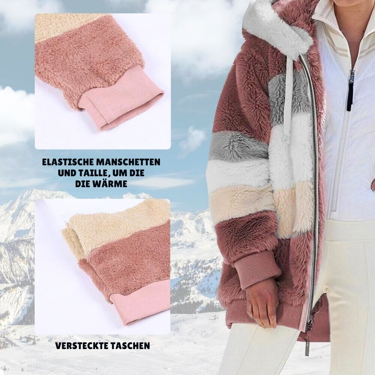 Vivi™ | Fashionable Padded Jacket with Contrasts