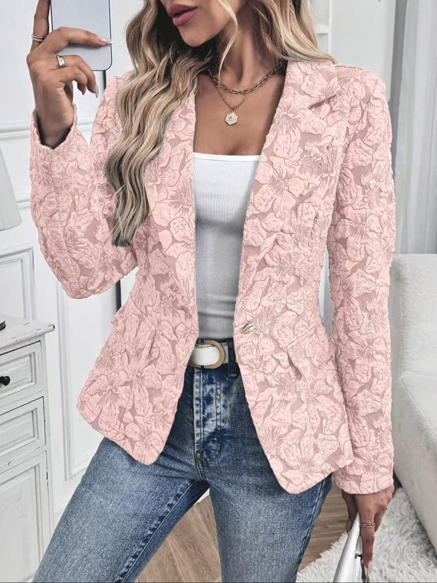 Alicja | tailored paisley jacquard blazer