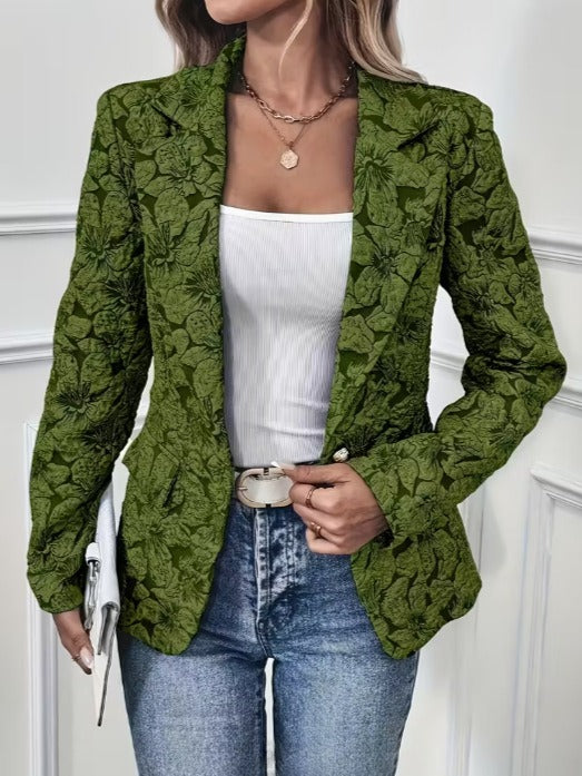 Alicja | tailored paisley jacquard blazer