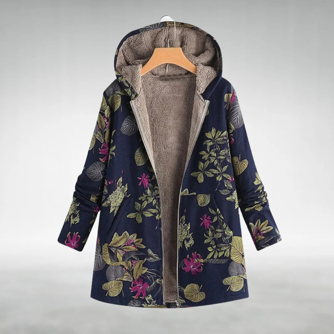 Fuvey | Floral Fleece Jacket
