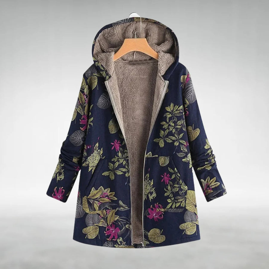 Fuvey | Floral Fleece Jacket