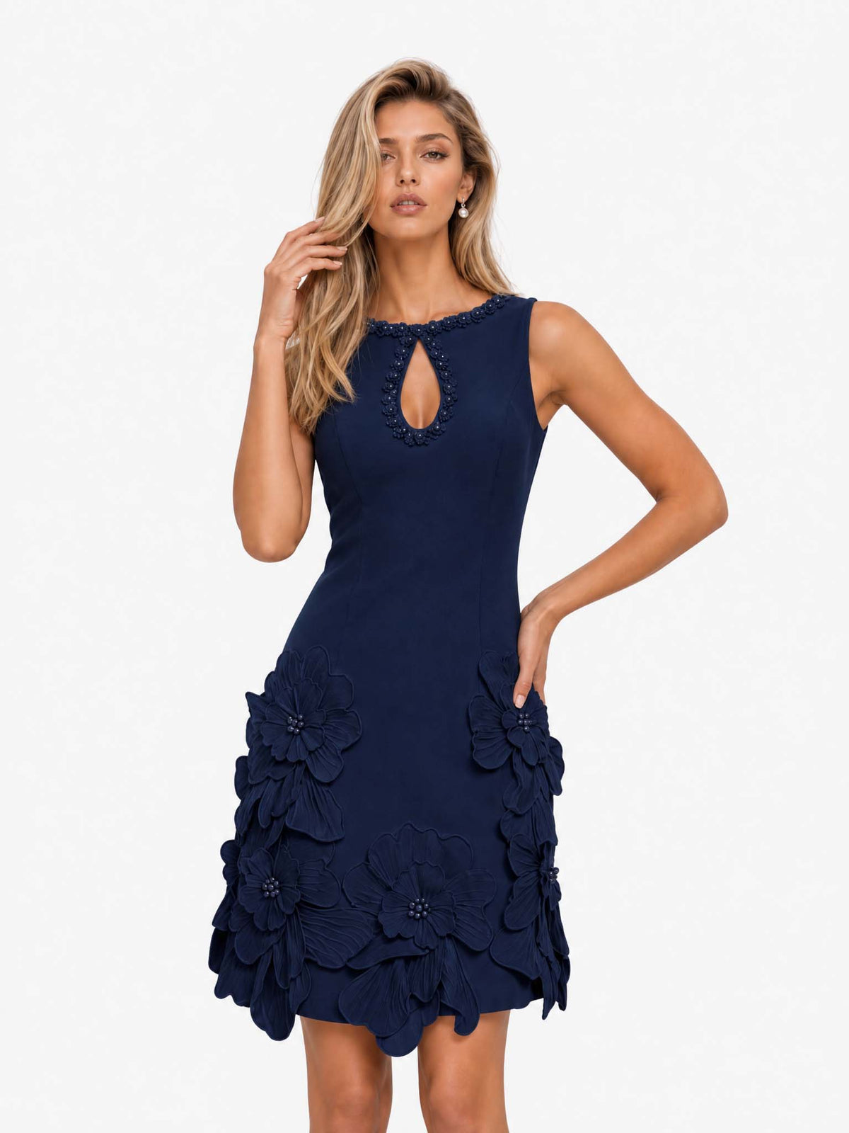 Elettra | Abito Mini Donna Senza Maniche con Cut-Out