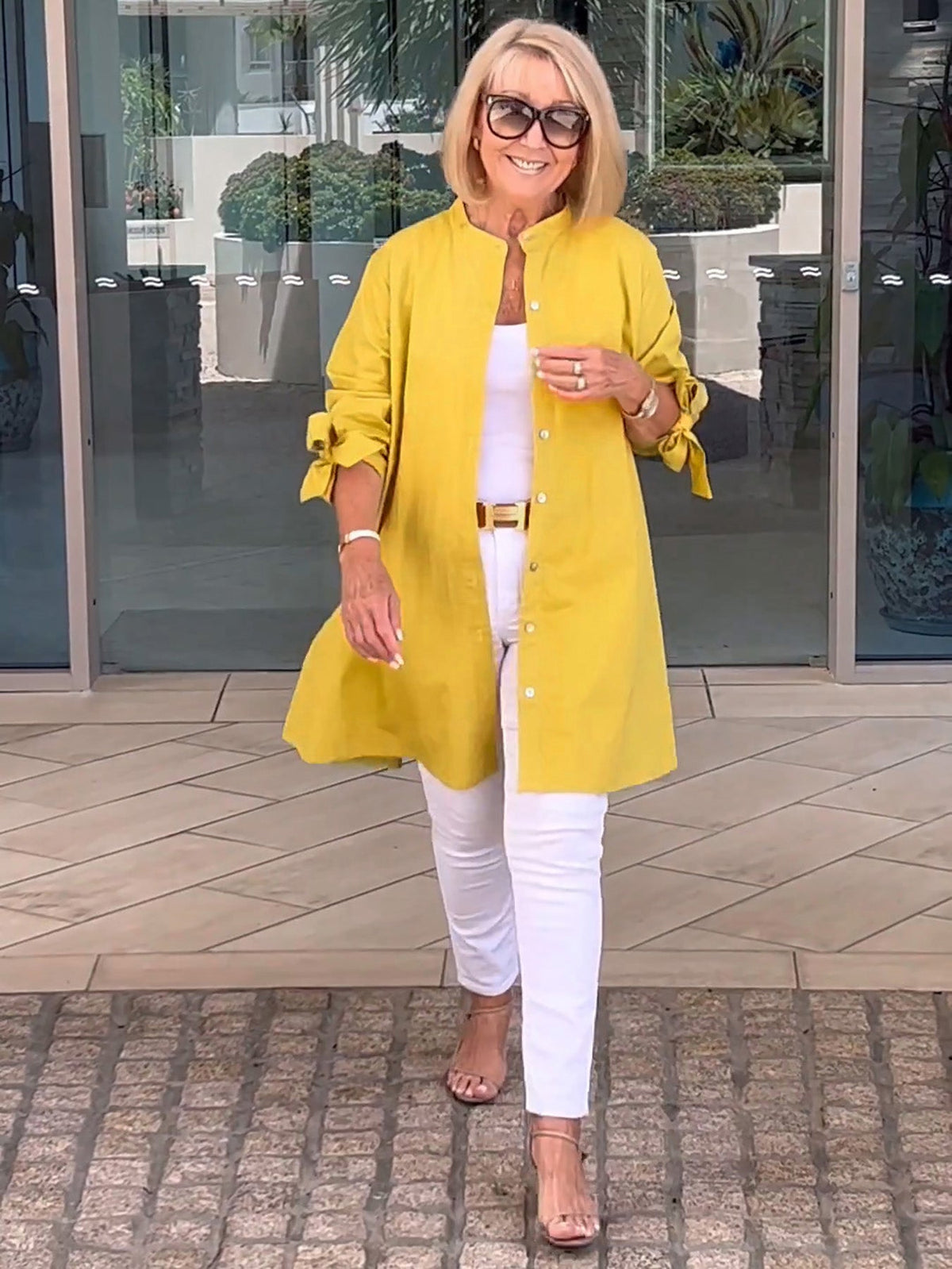 Tesla | Long Cotton Shirt Jacket for Women