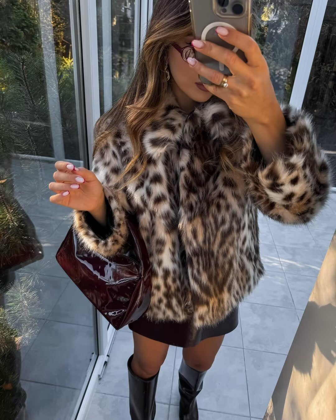 Zinira | Oversized Faux Fur Jacket