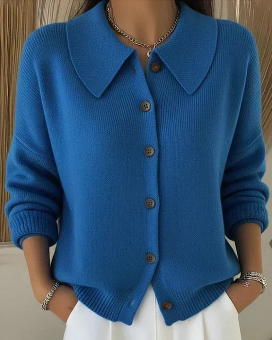 Klaasje | Button Collar Cardigan