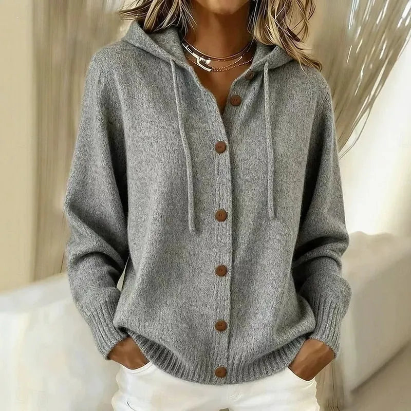 Dina | Cozy Hooded Cardigan