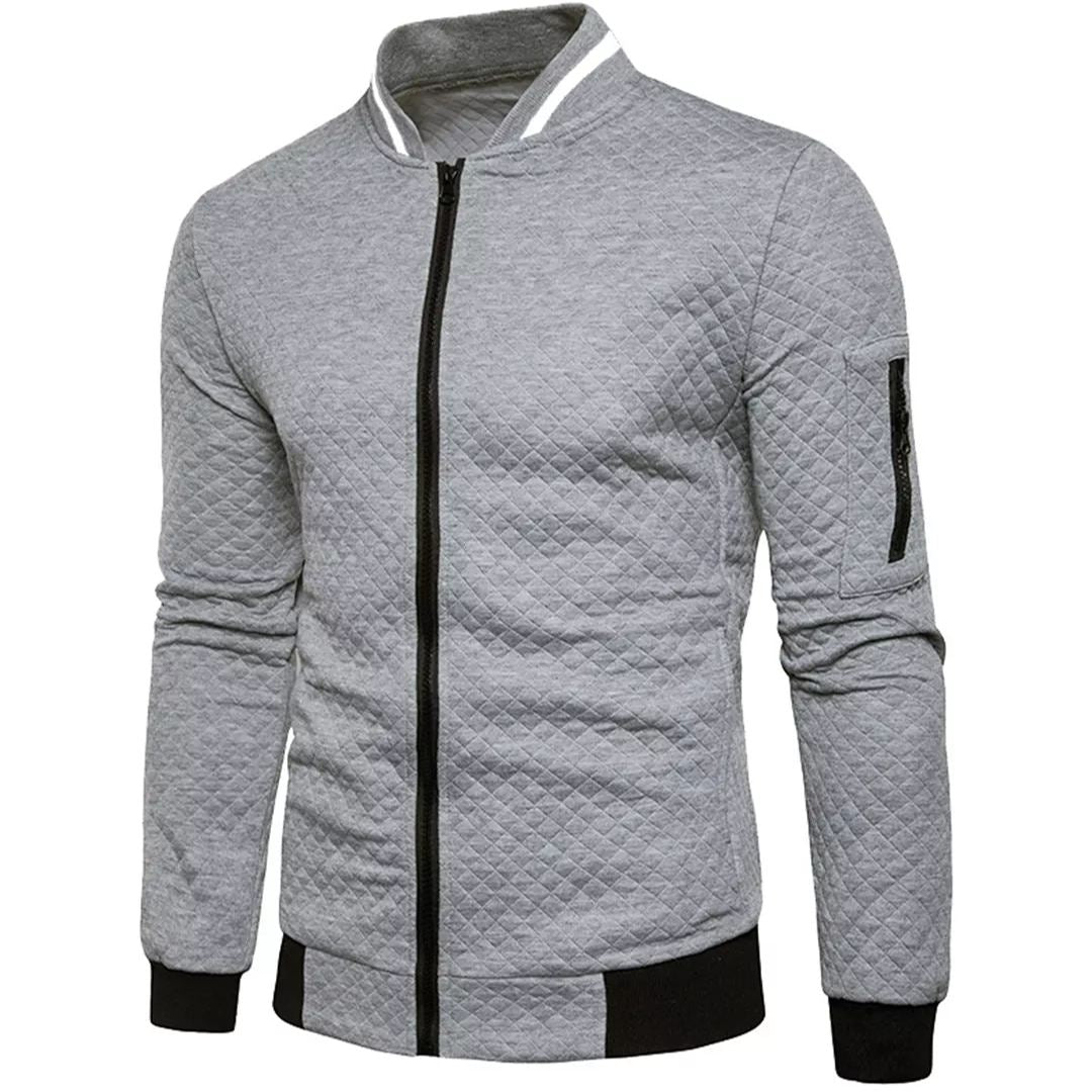 Ruppert | Jacquard Zip Bomber Jacket