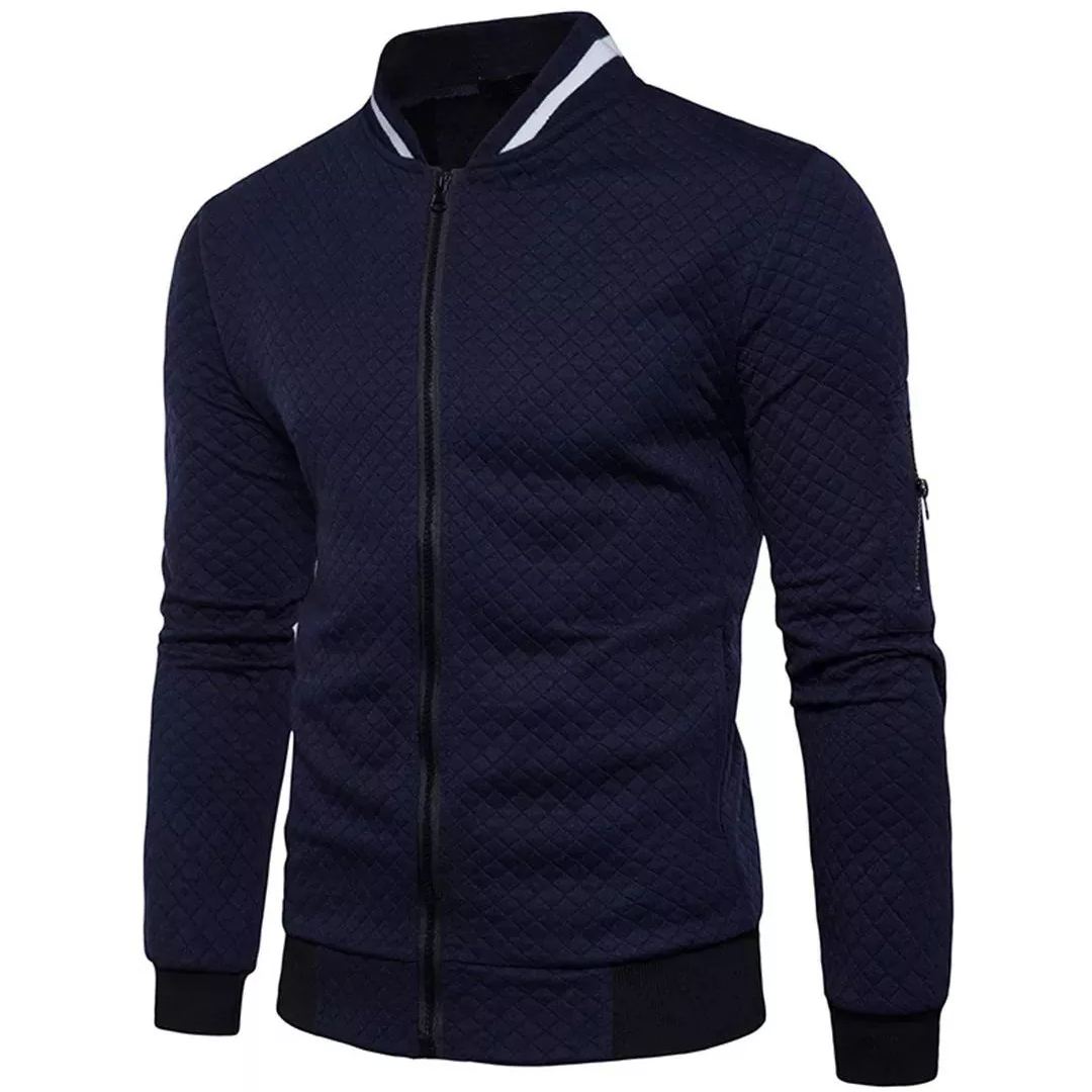 Ruppert | Jacquard Zip Bomber Jacket