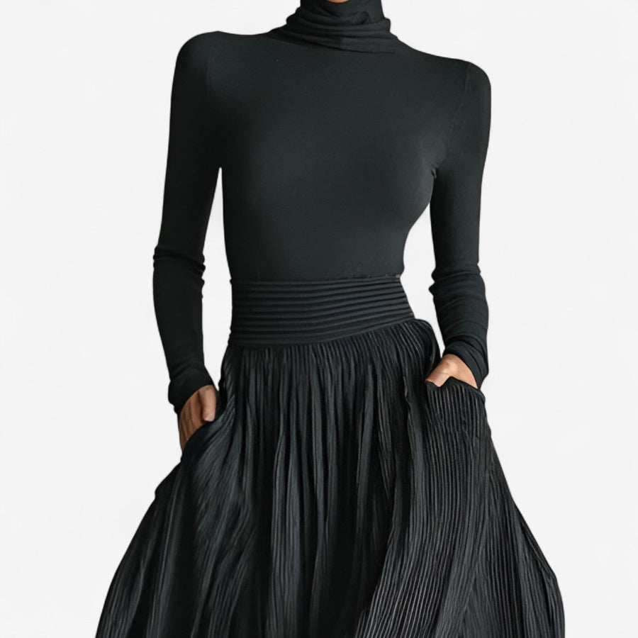 Rachel | Maxikleid mit hoher Taille