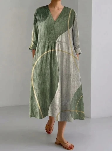 Lara | Long Linen Dress